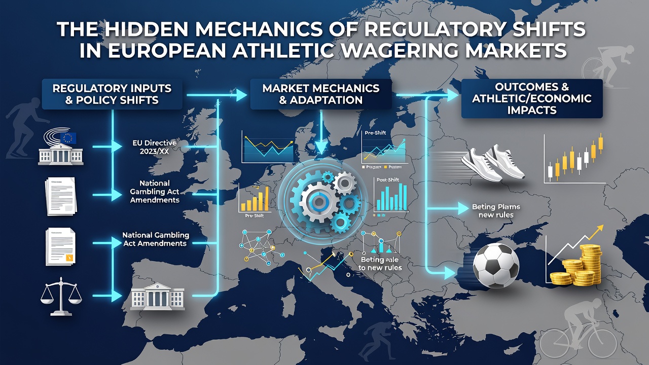 Digital dashboards displaying compliance metrics for European wagering operators